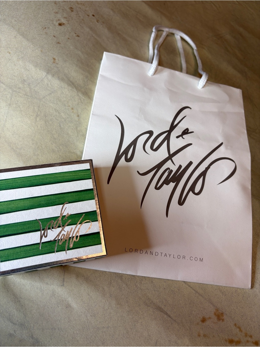 Lord & Taylor Gift Box and Bag